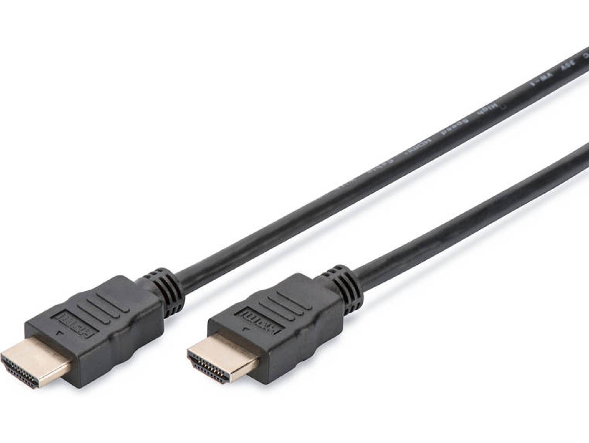 Cable HDMI ASSMANN (HDMI - 2 m - Negro)