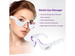 Masajeador Ocular Con Pulsos De Corriente Micro Ems, Terapia De Calor, Alivia La Fatiga Y Tiene Efecto Antiarrugas.