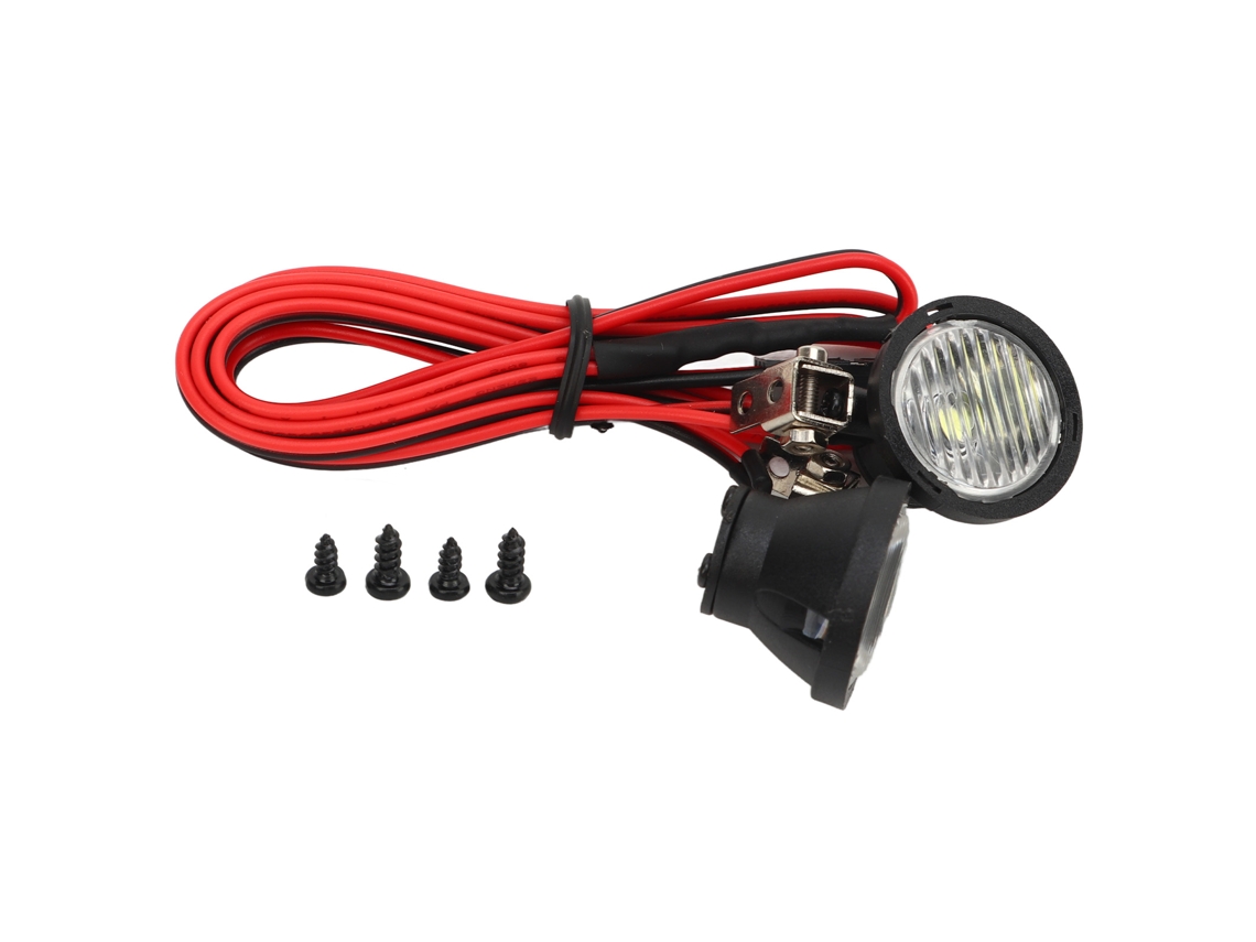 Faros Led Universales Para Coches Rc Crawler A Escala 1/10, Luces De Techo Para Modelos De Coches De Control Remoto.