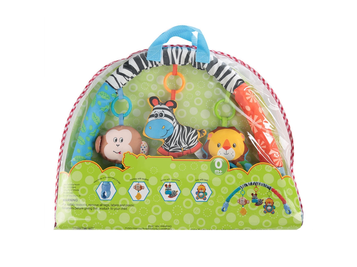 Brinquedo De Berço Com Chocalho Para Bebê Clip De Carrinho De Bebê Com Pelúcias Removíveis