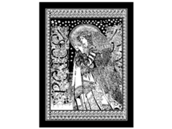 Tapiz mandala indio bohemio para decoración de paredes.