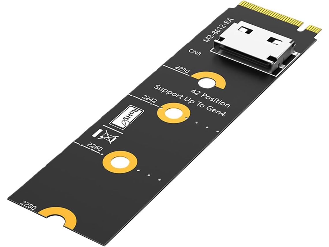 Adaptador Nvme A Sff 8612 2280 Eficiente Que Admite Transferencia De Datos.