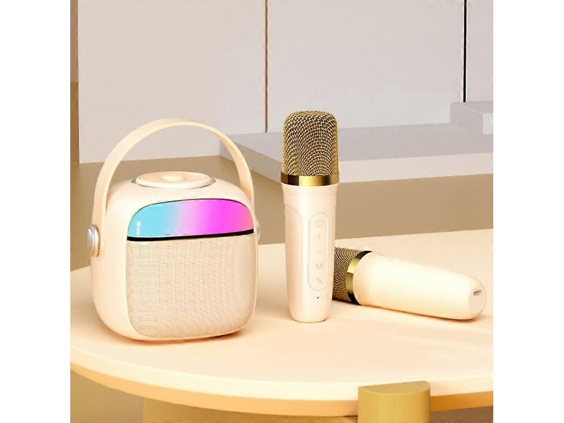 Conjunto de micrófonos inalámbricos Bluetooth portátiles Havit P1 para cantar, con dos micrófonos.