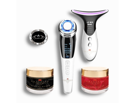Dispositivo Estético Rejuvenecedor Facial y Retensador Del Cuello DRAKEFOR Dkf-Qliniq Duplo & Cosmetic Luxe