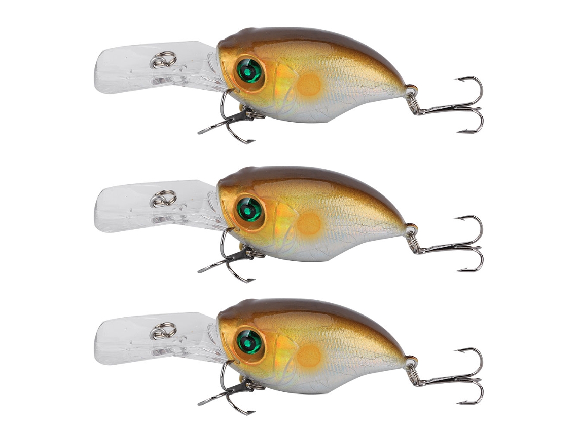 3 Piezas De Señuelos Artificiales Realistas Para Buceo Profundo, Equipo De Pesca N.° 5