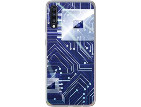 Carcasa Samsung Galaxy A70 TUMUNDOSMARTPHONE Circuito Multicolor