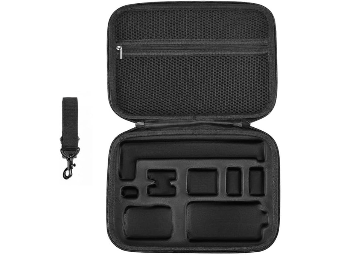 Bolsa De Nailon Dji Action 6 Para Un Transporte Eficiente De La Cámara Y El Equipo Auxiliar.