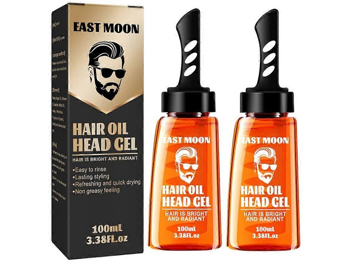 Cepillo de cabeza con aceite para el cabello 2 en 1, peines de gel de secado rápido, no grasos, de Rosewell