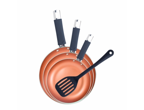 Juego de Sartenes SAN IGNACIO Broto (Cobre - Aluminio - Aluminio Forjado - 4 Piezas)