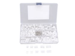 Kit De 500 Conectores De Cable Puente, Terminal De Clavija De 2,54 Mm, Conector Macho/hembra Con Carcasa.