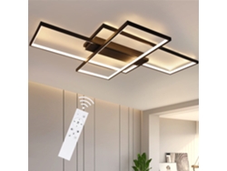 Zmh Lámpara De Techo Led Rectangular Moderna De 65 Cm - Iluminación De Interiores De Diseño