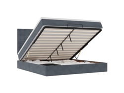 Maison Exclusive - Estructura Cama Otomana Colchones Terciopelo Gris Oscuro