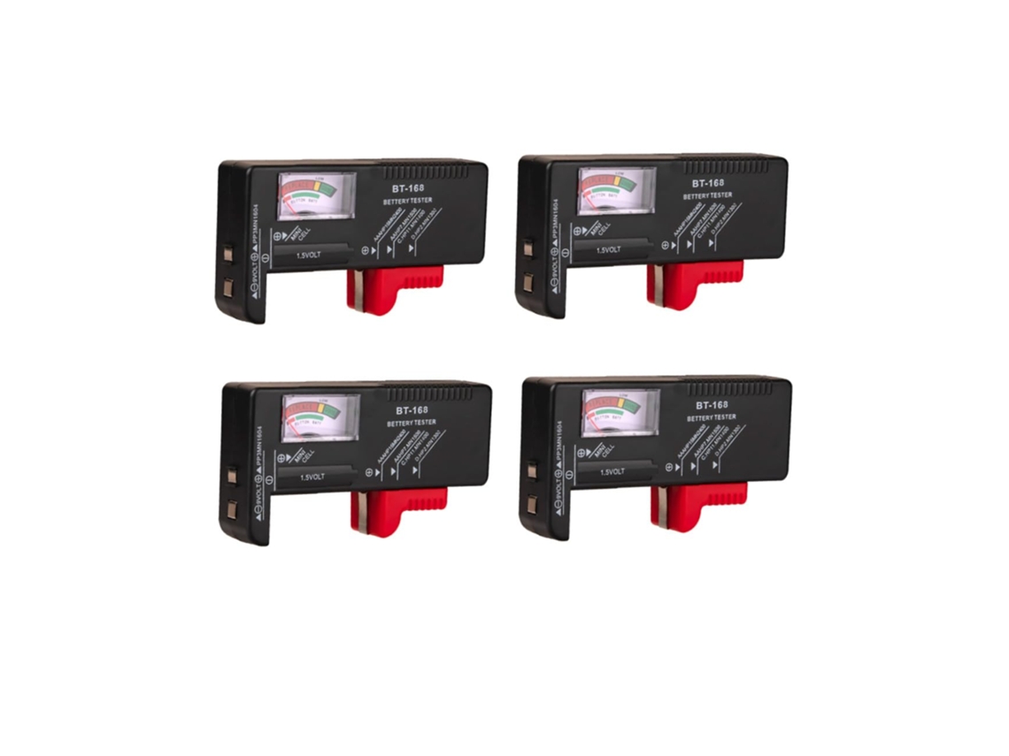 Probador De Baterías Portátil Profesional De 4 Piezas Con Pantalla Digital Lcd
