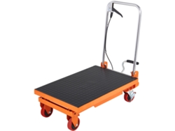 Mesa elevadora de tijera manual hidráulica simple Succebuy de 330 lb y 28,5 pulgadas