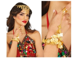 Pulsera Zíngara de Medallas doradas