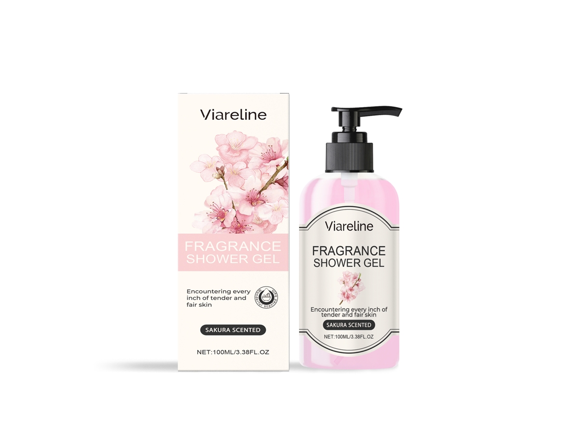 Gel de ducha con fragancia de flor de cerezo