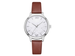 Reloj De Pulsera Vansvar Slim Floral De Pu, De Cuarzo Y Aleación Para Mujer (menta)