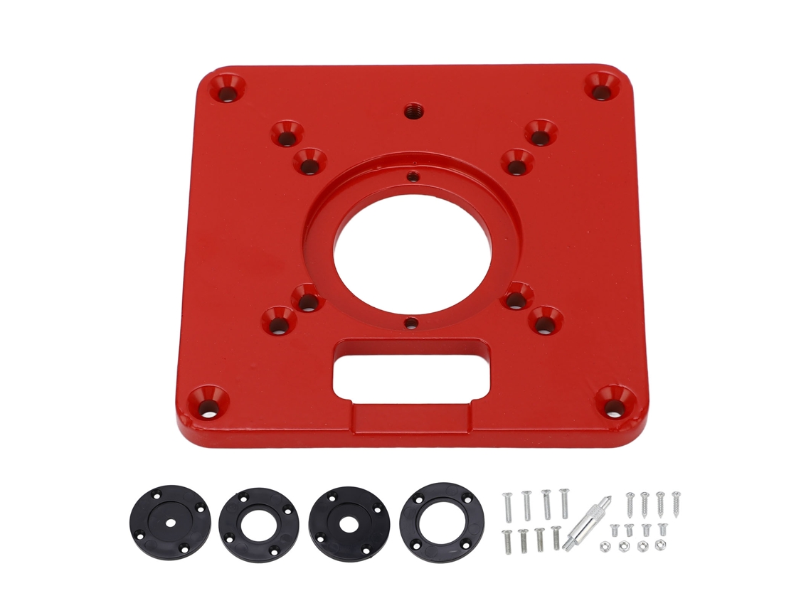 Placa De Inserción Para Mesa De Fresadora De Aleación De Aluminio, Diseño Universal, Accesorio Para Carpintería.