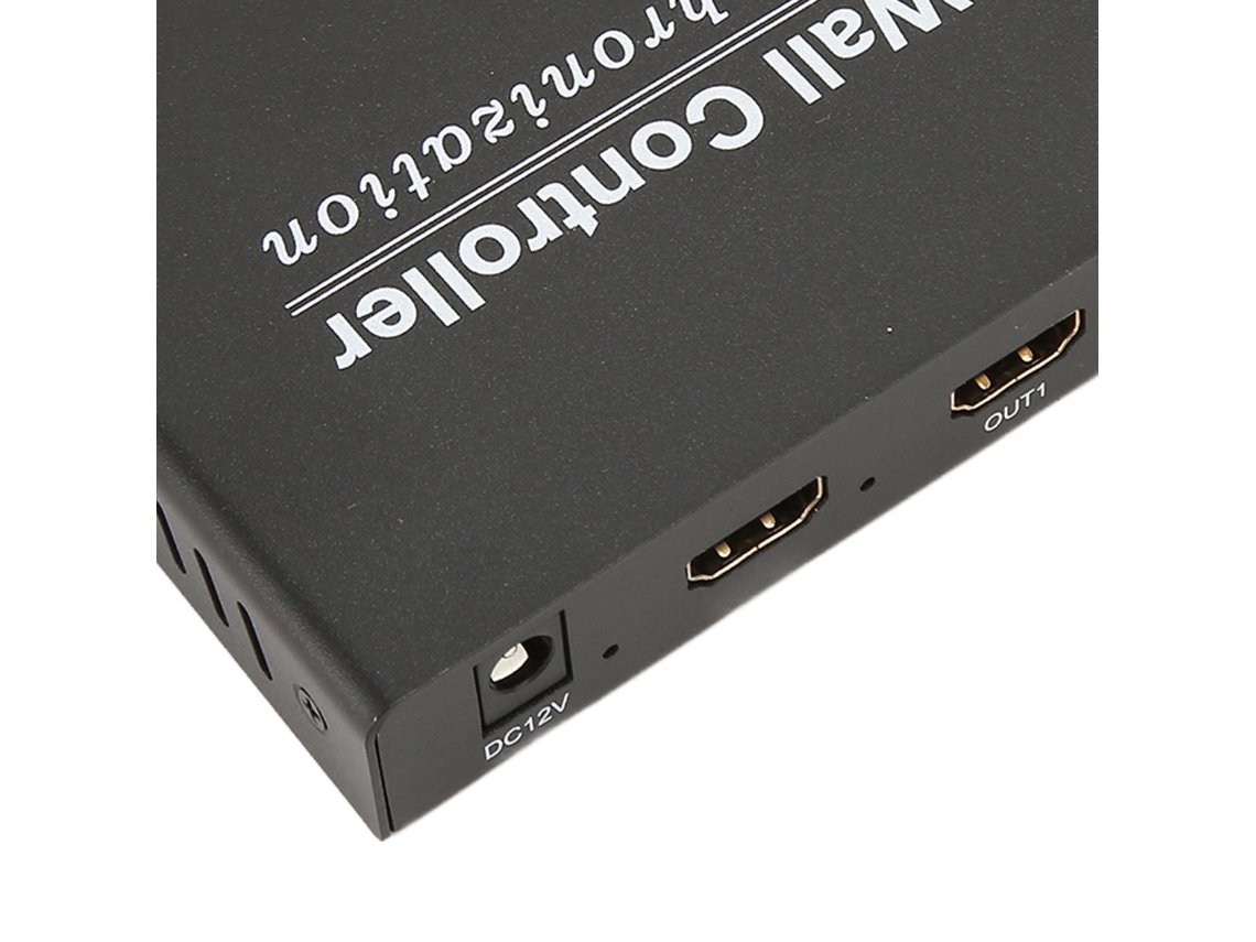 Mali controlador de Parede de Vídeo 4k 30hz 1 Entrada 4 Saídas 9 Modos Processador com Controle Remoto Plug Us