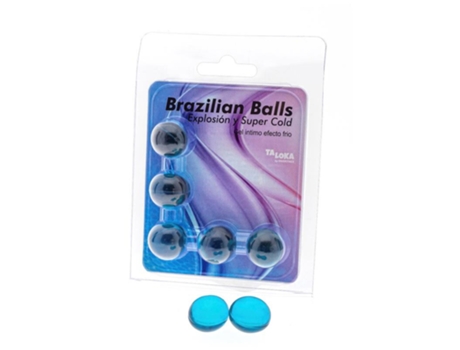 Estimulador DIVERTY SEX&GT;TALOKA 5 Bolas Brasileñas Efecto Frio Gel Excitante