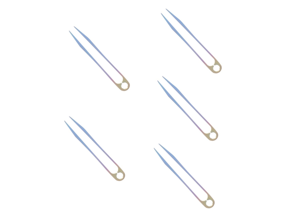 5 Pièces Pince A Épiler En Alliage De Titane Outil Pointe Fine Mini-outil Outils Camping Outils
