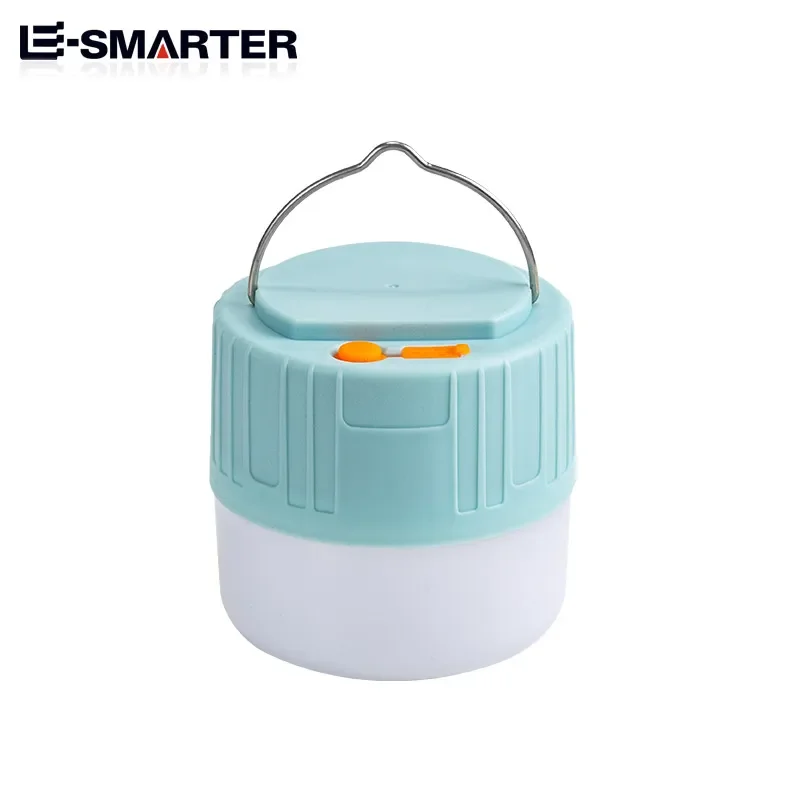 Linterna solar LED para camping - Recargable por USB - Portátil - Uso de emergencia - Ideal para pesca y acampada