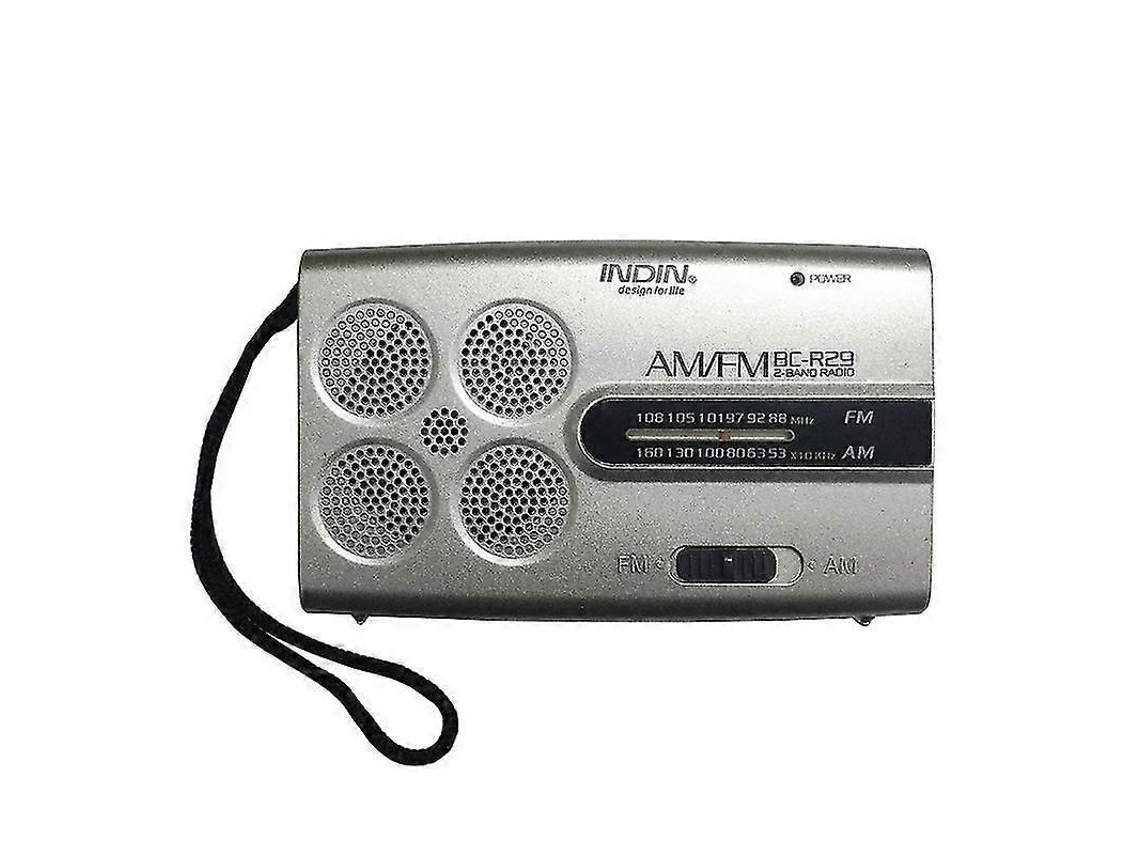 Rádio Portátil Bc-r29 Am/fm De Bolso, Mini Rádio Com Reprodutor De Música E Alto-falante Sem Fio Para Casa E Áreas Externas.