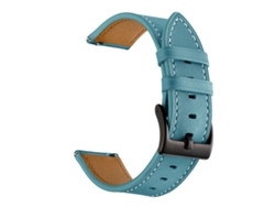 Bracelete Para Samsung Galaxy Watch 4 (40mm/44mm) - Couro - Azul