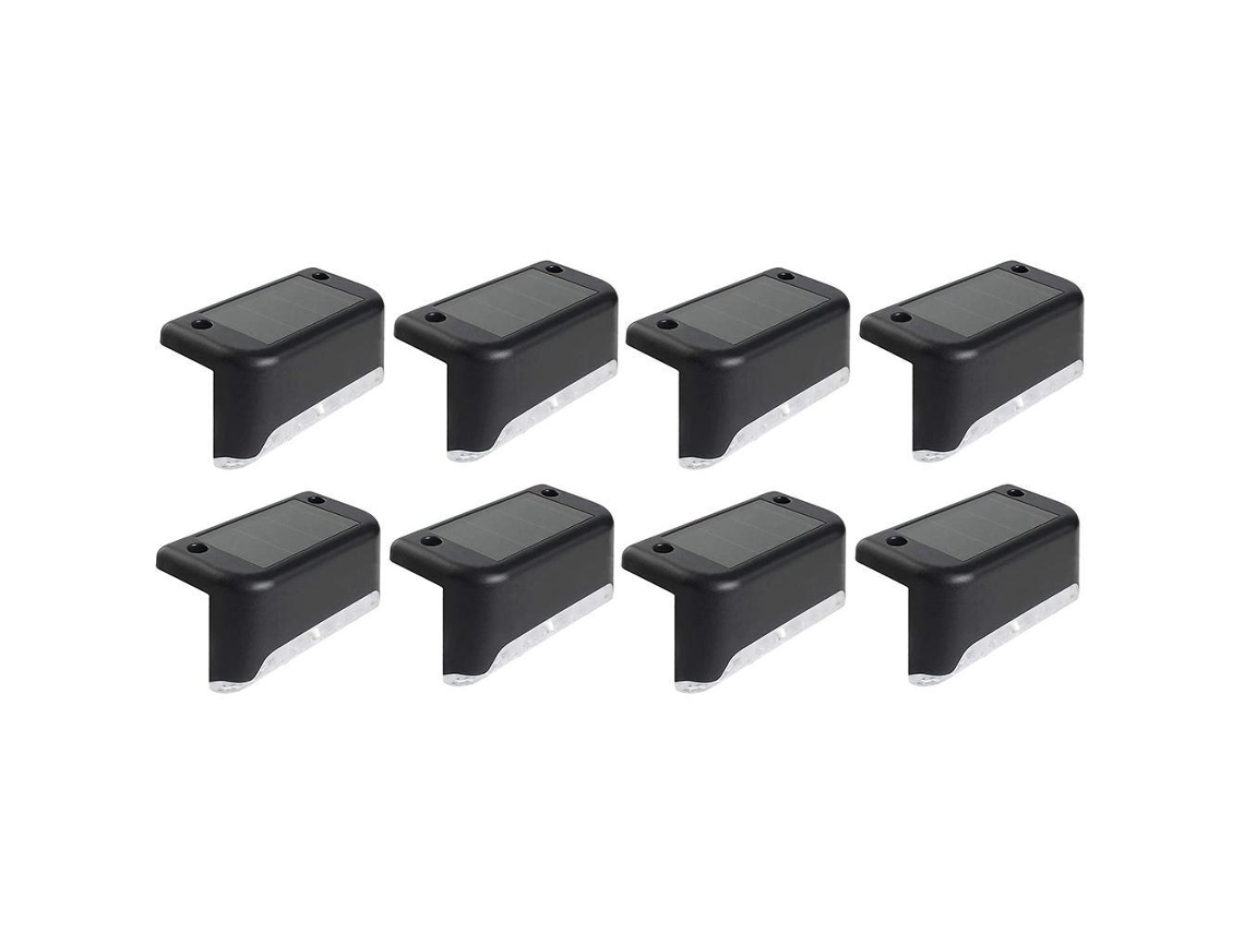 Rebe-luces Solares Exteriores Para Escaleras Terraza Jardín, Luces Led Impermeables Para Patios Y Cerramientos