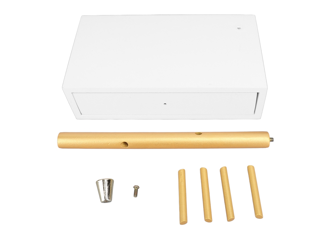 Organizador De Escritorio Multifuncional De Madera Con Cajón Y Llavero Para Oficina Y Dormitorio.