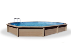 Piscina de Hormigón en Kit Decagonal NATURALIS 02D 4,34x5,96m altura 1,28m