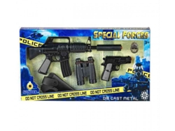 VPMKP-Conjunto GONHER Policia (Rifle + Asalto + Pistola con Complementos - 8 Pzs)
