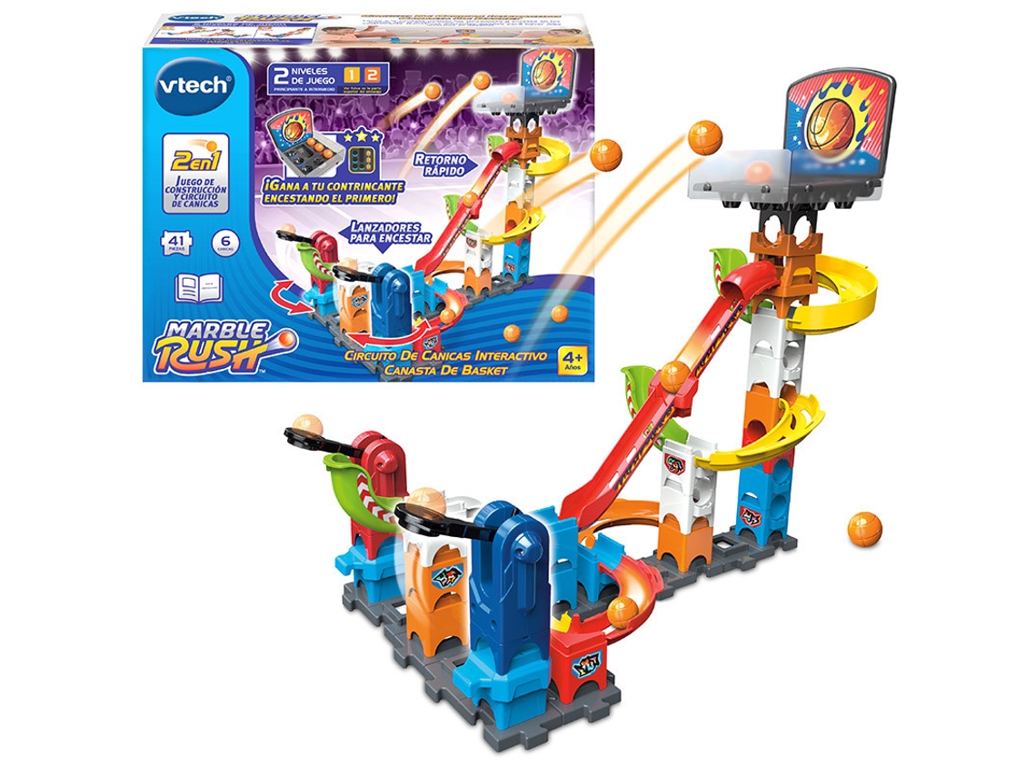 Marble Rush Canasta De Basket Circuito De Canicas Interactivo Vtech