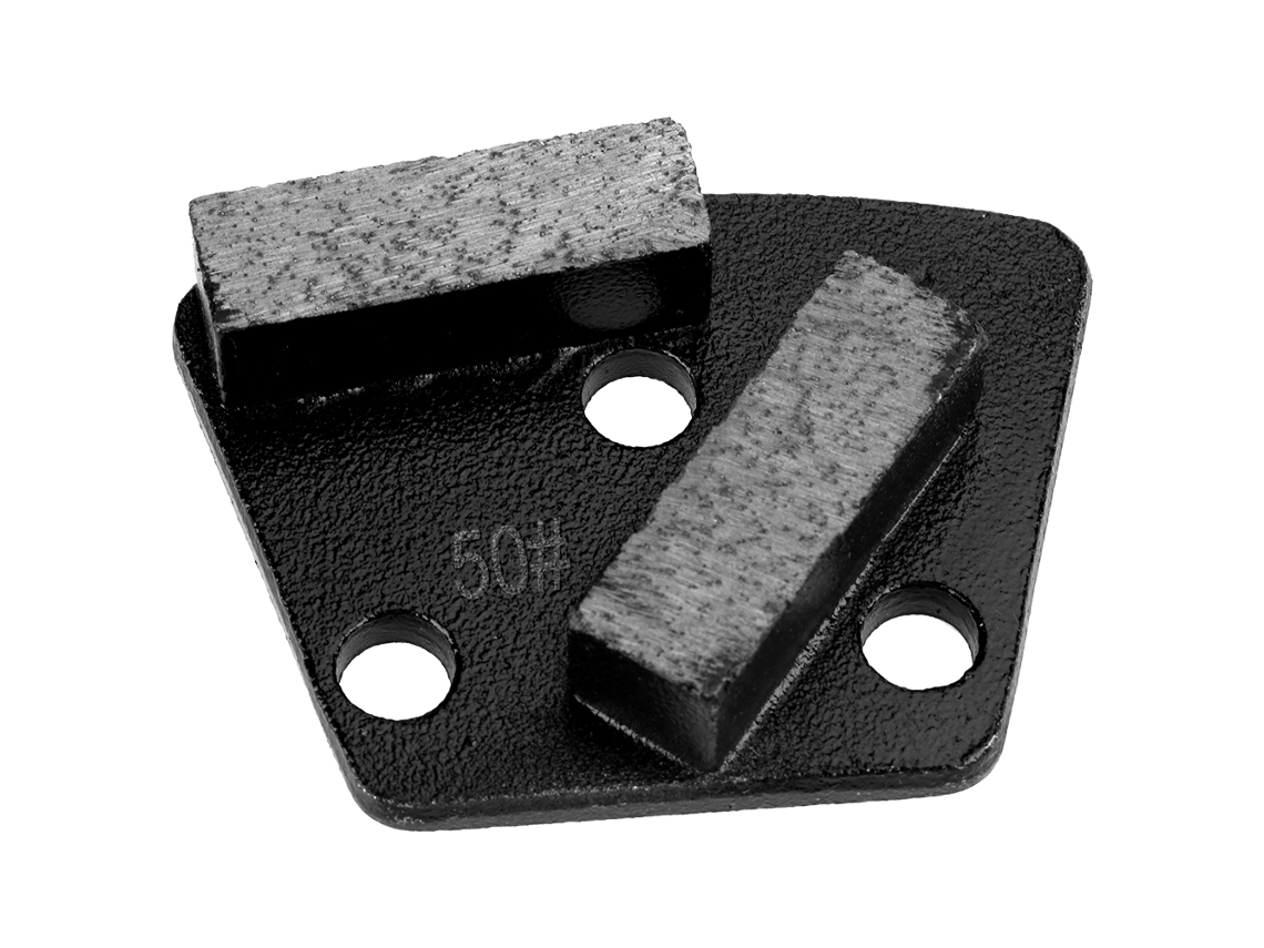 Disco De Lijado Trapezoidal De Diamante De Grano 50 Para Amoladora Angular, 3 Agujeros, 2 Dientes Rectos.