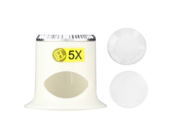 Lupa Para Reparación De Relojes Con 3 Lentes Intercambiables (3x, 5x, 10x) Y Herramienta Para Joyería.