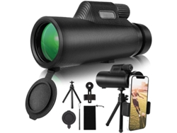 Monoculares Bak4 De 10x42 De Alto Aumento Para Adultos, Con Soporte Para Smartphone Y Trípode, Para Observación De Aves, Caza, Senderismo, A