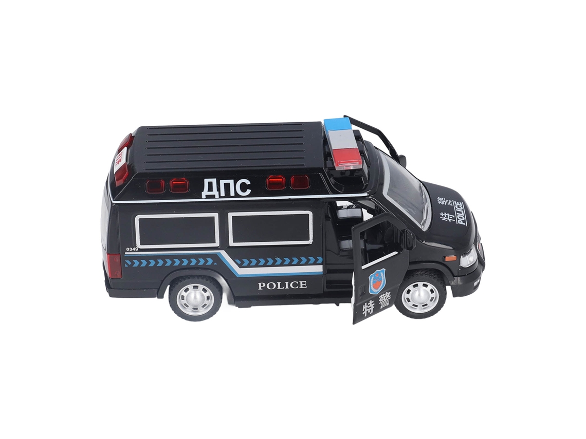 Coche De Juguete De Emergencia De Aleación Simulada Con Tracción Retráctil, Resistente A Caídas, Para Niños De 3 Años En Adelante.