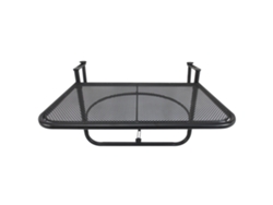 Mesa Colgante Cuadrada De Metal Ajustable, 60x57x45cm