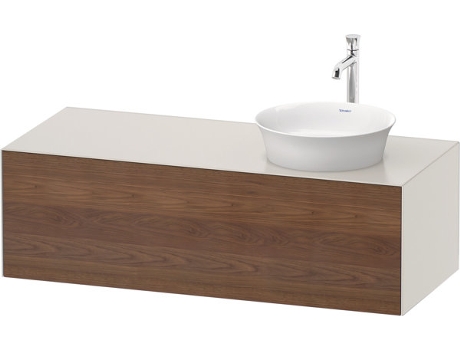 DURAVIT Tulip blanco, mueble de pared, ancho 1300 x fondo 550mm, con 1x extraíble, con tecnología tip-on, WT4977R