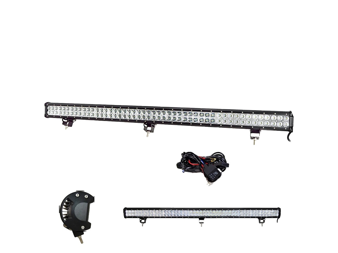Barra de luces LED de doble fila, temperatura de color de 6000 K, cableado OEM de 44 pulgadas y 288 W