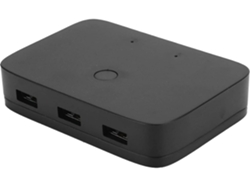 Conmutador 4K/30 Hz 2 entradas y 1 salida USB para impresora 201H, teclado, ratón y KVM compatible con HDMI Yizhood (negro)