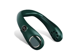 Ventilador portátil Bisbisou N20 con ajuste de 3 velocidades, color verde USHION