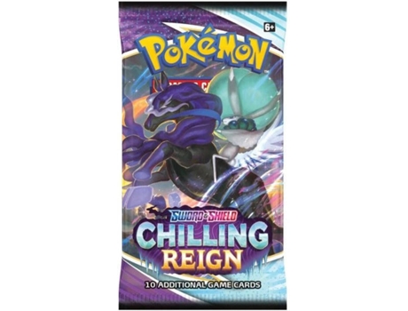 Juego de Cartas POKEMON PKM Sword & Shield 6 Chilling Reign (Edad Mínima: 6 Años -Nivel de Dificultad: Intermedio)