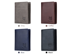Cartera De Cuero Para Hombre Con 15 Ranuras Para Tarjetas, Gran Capacidad, Tarjetero.