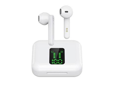 Auriculares Bluetooth Auriculares Intrauditivos Inalámbricos Auriculares Bluetooth Auriculares Estéreo Deportivos 3D con Cargador BISBISOUS