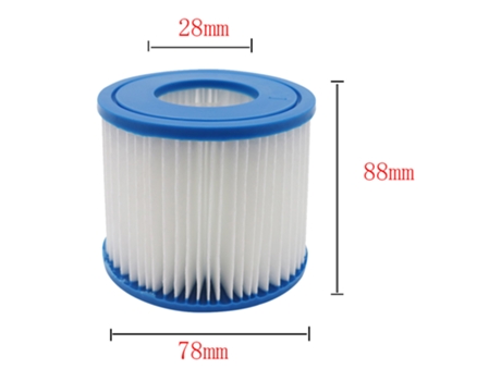 Filtro de piscina para Bestway I, núcleo de papel, bomba de filtro de piscina inflable de 330 galones, elemento filtrante 28*80*90