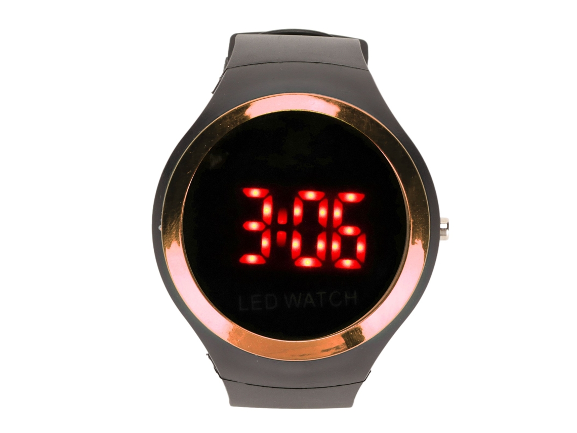 Reloj Digital Infantil Con Led Rojo, Diseño Deportivo, A La Moda Para Estudiantes, Regalo De Cumpleaños, Oro Rosa.