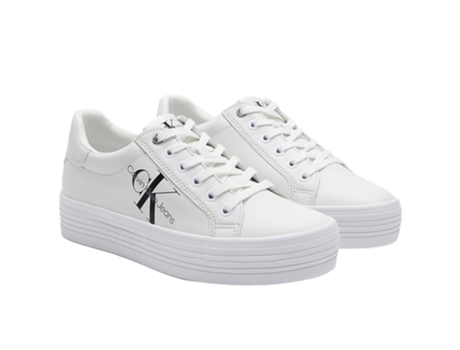 Zapatillas Blancas Con Plataforma Y Cordones EU 41 Mujer CALVIN KLEIN JEANS