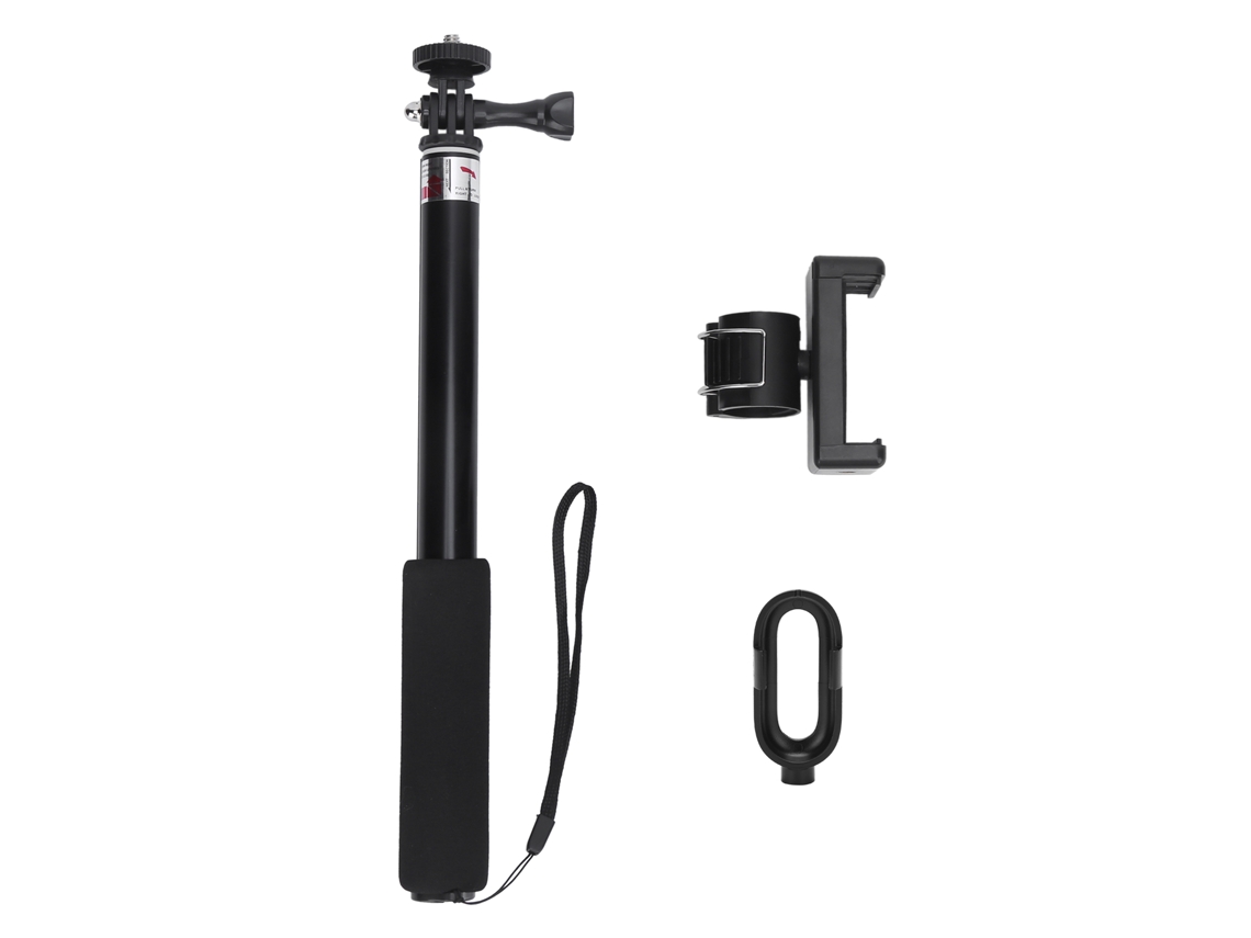 Estuche para cámara de acción con palo selfie y clip para teléfono para Insta360 Go2