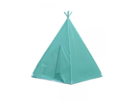 Tienda Tipi Infantil Para Juegos MOBICLINIC Plegable Impermeable Verde Agua Hindú MOBICLINIC